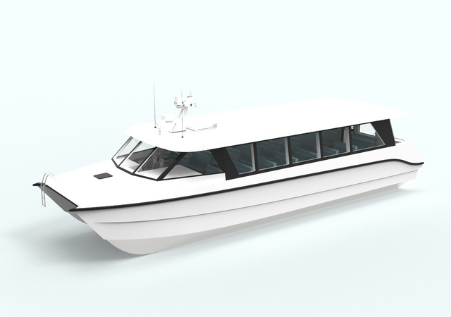 Bateau de luxe de yacht de passager de catamaran de pêche de yachts en aluminium de 16m avec le moteur