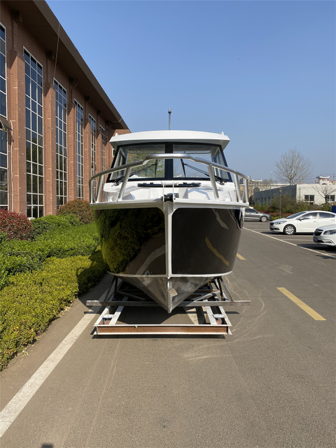 Bateau de pêche de cabine en aluminium de bateau de vitesse de luxe de yacht de 6.25m 21ft à vendre