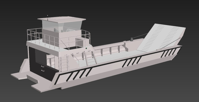 Barge de débarquement en aluminium ALLSEALIONBOAT de 14 m à vendre