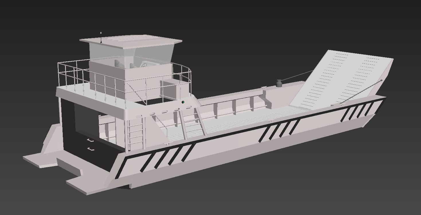 Barge de débarquement en aluminium ALLSEALIONBOAT de 14 m à vendre