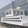 Bateau en aluminium de péniche de débarquement de 9 m transportant une péniche de débarquement de 5 tonnes avec cabine en vente