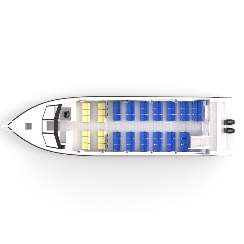 Bateau à passagers de 17,6 m