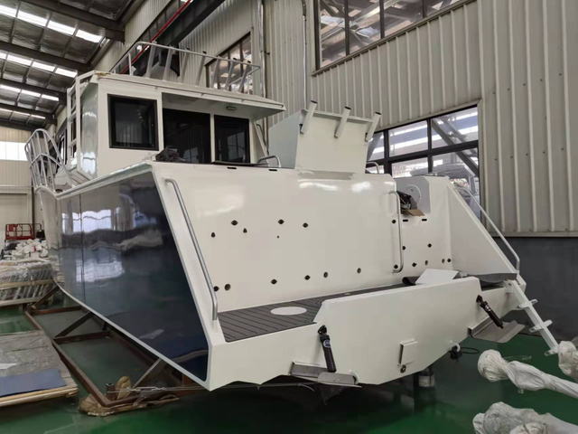 Bateau de pêche en aluminium de moteur hors-bord de yacht de luxe de cabine centrale d'utilisation de famille de 36ft 11m 