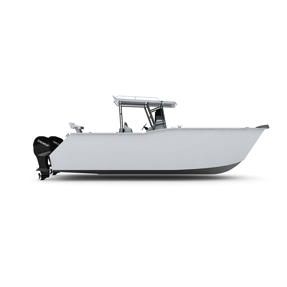 Console centrale du catamaran de 7,9 m