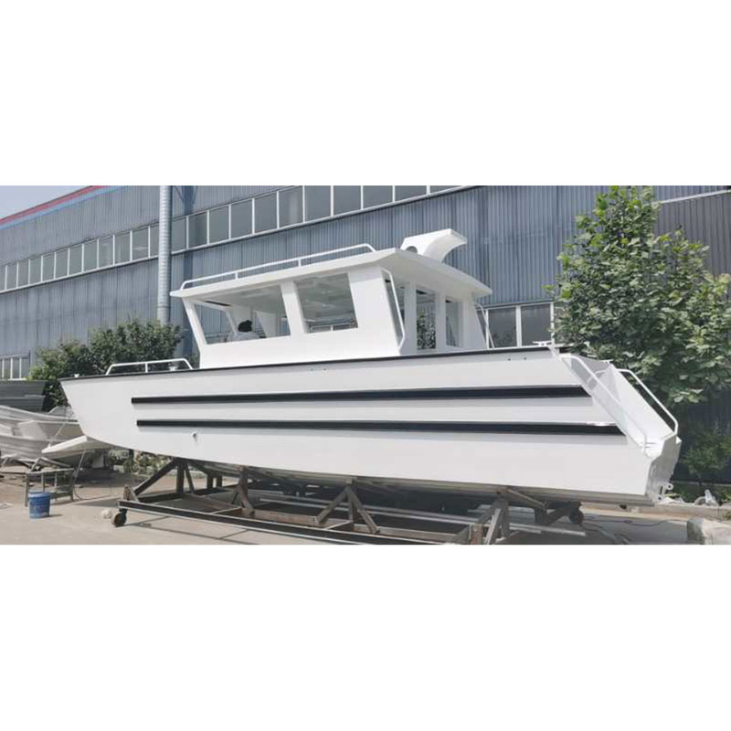 Bateau en aluminium de péniche de débarquement de 9 m transportant une péniche de débarquement de 5 tonnes avec cabine 