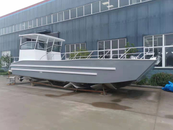 Barge de péniche de débarquement de fret en aluminium de 10 m 